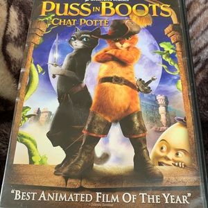 DVD Children’s Movie Dreamworks Puss in Boots